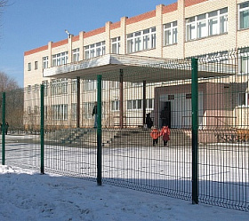 Забор для школы
